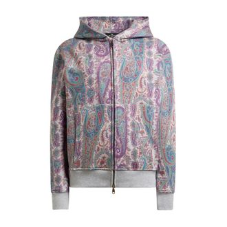 Etro Etro, Zip-throughs, female, Multicolor, Size: S Printed Hoodie