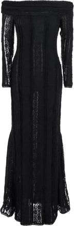Charo Ruiz Ibiza Abito da sera con spalle scoperte - Nero