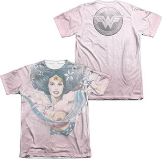 Gildan Justice League of America Sketched (Front/Back Print) Adult Poly/Cotton Short Sleeve Tee / T-Shirt