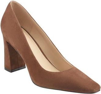 Marc Fisher Gretty Pointed Toe Pump in Medium Brown at Nordstrom, Size 8.5