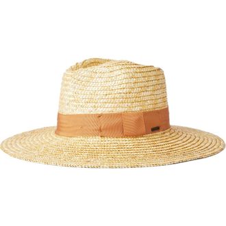 Brixton Joanna Straw Hat in Honey/lion at Nordstrom, Size X-Small