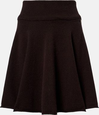 Extreme Cashmere N&deg;379 Girl cashmere-blend miniskirt