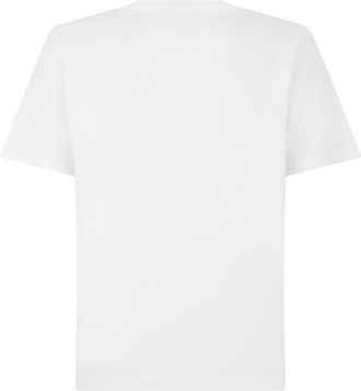 Diesel Mens T-Shirt Classic White Cotton T-Shirts And Polos