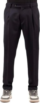 Berwich Uomo, Pantaloni, Blu, XL, new
