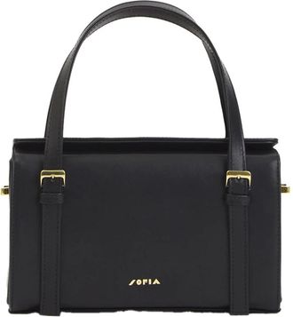 Vix Tassen, Dames, Zwart, ONE Size, Leer, Belmondo Mini
