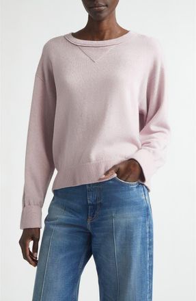 Johnstons of Elgin Stella Cashmere Sweater in Lunan Pink at Nordstrom, Size X-Small