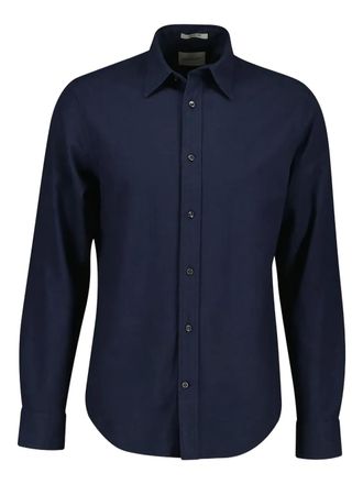GANT flannel melange shirt - Blue