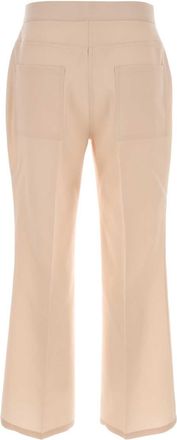 Jil Sander Womens Wool Trousers Pink