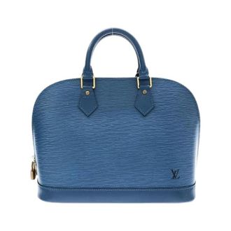 Louis Vuitton Pre-owned Handbags, female, Blue, Size: ONE SIZE Pre-owned Alma Epi Calf Handbag