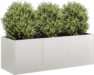 vidaXL Jardinera 120x40x40 Cm Acero Inoxidable Vidaxl