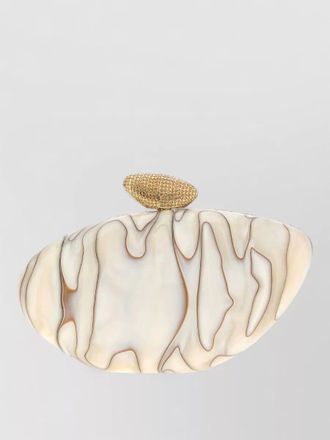 Benedetta Bruzziches armonia clutch bag printed pvc design