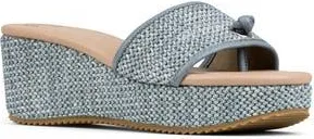 Donald J Pliner Silli Platform Wedge Sandal in Denim at Nordstrom Rack, Size 8.5