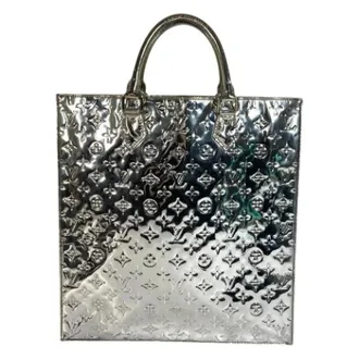 Louis Vuitton Pre-owned Tote Bags, female, Gray, Size: ONE SIZE Pre-owned Monogram Miroir Tote Bag