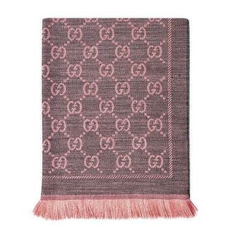Gucci GG jacquard wool scarf Woman One Size