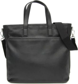 Prada Pre-owned Leather prada-bags - Dames - Vintage Handtas - Zwart - ONE Size - Leer - Vintage