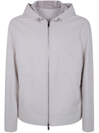 Desa Leather Hoodie Jacket By Desa