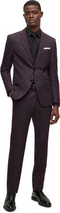 HUGO BOSS Mens Long Sleeve Shirt in Black - Size 16.5 inch