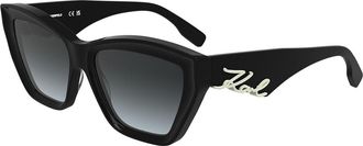 Karl Lagerfeld KL6179S N 001 Womens Sunglasses Black Size 55