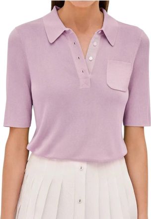Alexis Paulo Top In Lilac