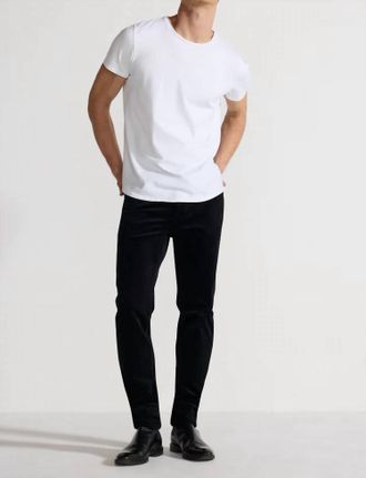 Monfrere Grant Slim Fit Velvet Jeans In Velvet Black
