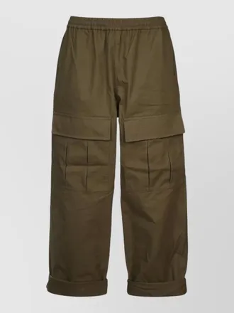 Acne Studios shorts multiple pockets rolled cuffs design