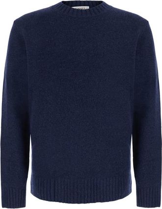 KANGRA Trui met ronde hals - Heren - Ronde hals truien - Blauw - L - Wol - Truien & Vesten