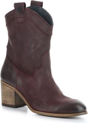 FLY London Daxi Western Boot in Burgundy Oil Nob at Nordstrom Rack, Size 9-9.5Us / 40Eu