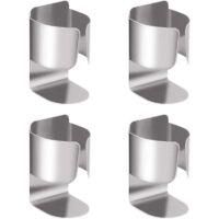 OEM Juego De 4 Soportes De Acero Inoxidable 304 Para Cepillos De Dientes El&eacute;ctricos, Pasta De Dientes Y Limpiador Facial - Crezuo