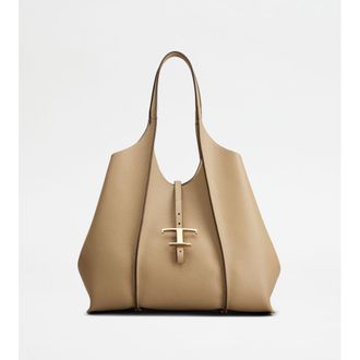 Tod's T Timeless Shopping Bag in Leather Medium