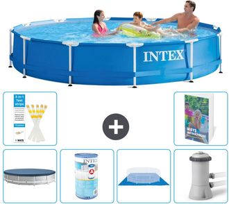 Intex Piscina Con Estructura Redonda - 366x76 Cm - 7-piezas S167