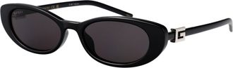Gucci Womens Sunglasses Gg1680s Black-Grey Black-Black-Grey Injected Black/black/grey