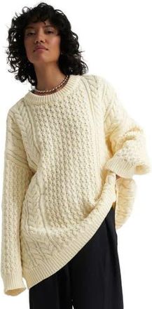 Callahan Mia Cableknit Sweater - Womens in Creme at Nordstrom