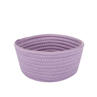 KASANOVA Cestino portaoggetti bagno 18x10 cm lilla in polipropilene