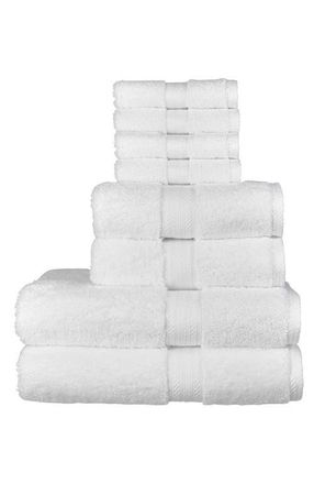 Christy Renaissance Classic 100% Egyptian Cotton 8 Piece Towel Set in White at Nordstrom