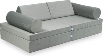 OEM Sof&aacute; De Juegos Montessori Comfort De Terciopelo Gris