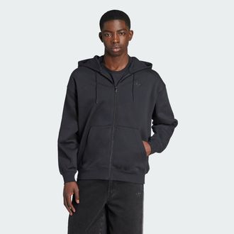 adidas Mens adidas adidas Adicolor Oversize Full-Zip Hoodie