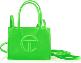 Telfar Small Shopping Bag, Highlighter Green, S