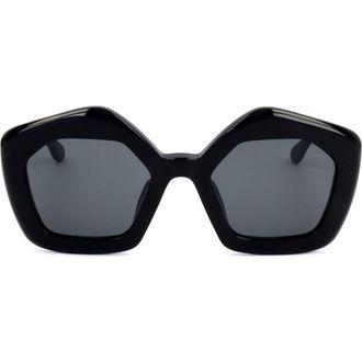 Marni 51mm Square Sunglasses in Black /Grey at Nordstrom Rack