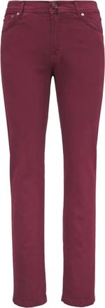 Kiton Broek met vijf zakken - Rood