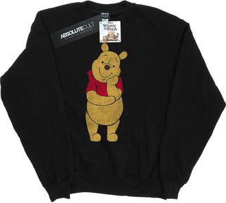 Disney Heren Winnie De Poeh Klassiek Poeh Sweatshirt (Zwart)
