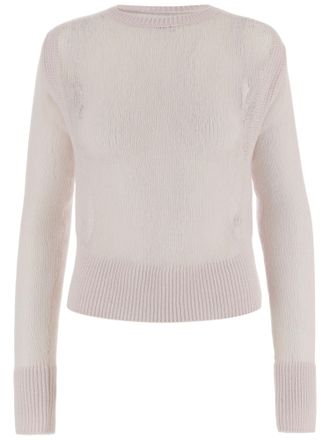 SA SU PHI Cashmere Sweater with Ribbed Detailing