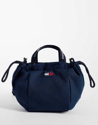 Tommy Jeans Essential Daily - Borsetta blu navy