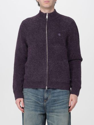 Carhartt Work in Progress Cardigan Curtis con collo a dolcevita e zip in misto lana