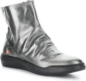 Softinos Bler Bootie in 025 Graphite Laminat at Nordstrom Rack, Size 6-6.5Us / 37Eu