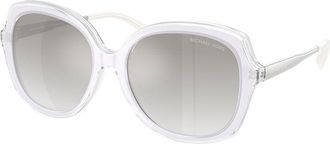 Michael Kors MK2273U CANARY ISLANDS 405201 Womens Sunglasses White Size 55