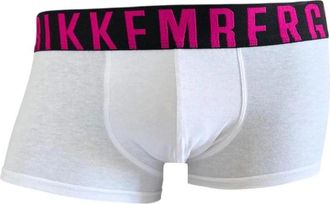 Dirk Bikkembergs Stijlvolle polyester boxershort met merkband - Heren - Onderbroek - Wit - S - Polyester - Ondergoed