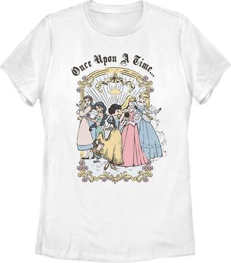 Disney Womens Disney Classic Once Upon a Time Graphic T-Shirt in White at Nordstrom, Size Xx-Large