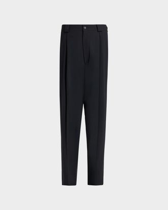 Giorgio Armani Men & apos;s Virgin Wool-Blend Straight-Leg Trousers