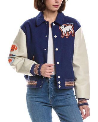 Mother Mother The Team Spirit Wool-Blend Jacket