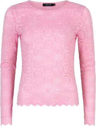 Ydence Ydence, Dames, Blouses & Shirts, Roze, Maat: L